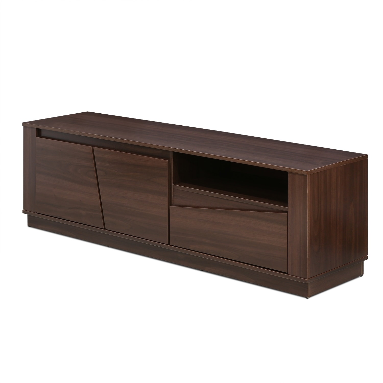 Furinno FVR Entertainment Center with 2 Doors and 1 Drawer ...