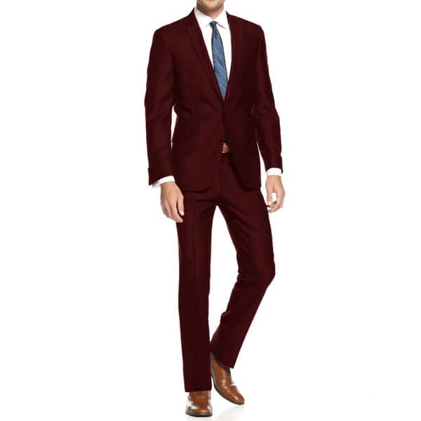 Shop Braveman Men S Slim Fit 2 Piece Suit On Sale Free