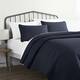 Soft Essentials Quilted Herringbone Coverlet Set - Navy - King