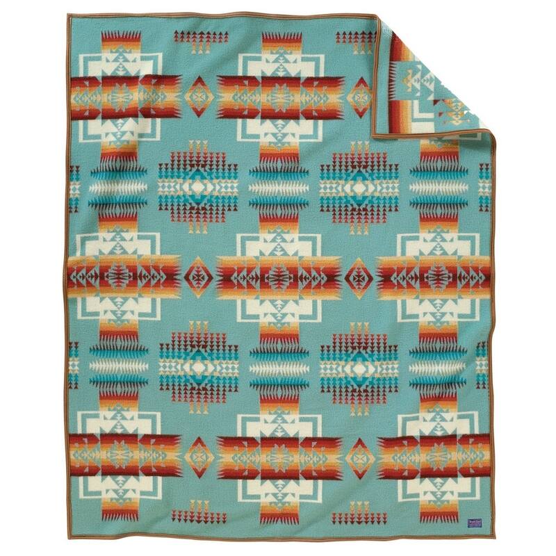 Pendleton Chief Joseph Aqua Full/Queen Blanket 90" x 90"