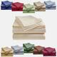 1800 Series Ultra Soft 4-Piece Embossed Stripe Bed Sheet Set
