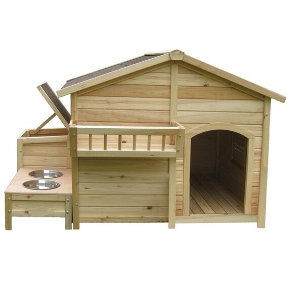 wooden pet house
