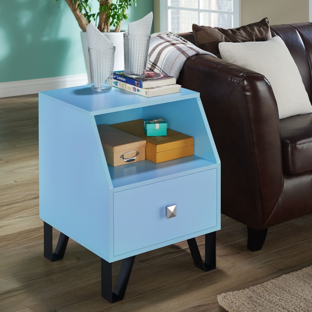 Kara Contemporary 16-inch 1-Shelf Side Table by Furniture of America