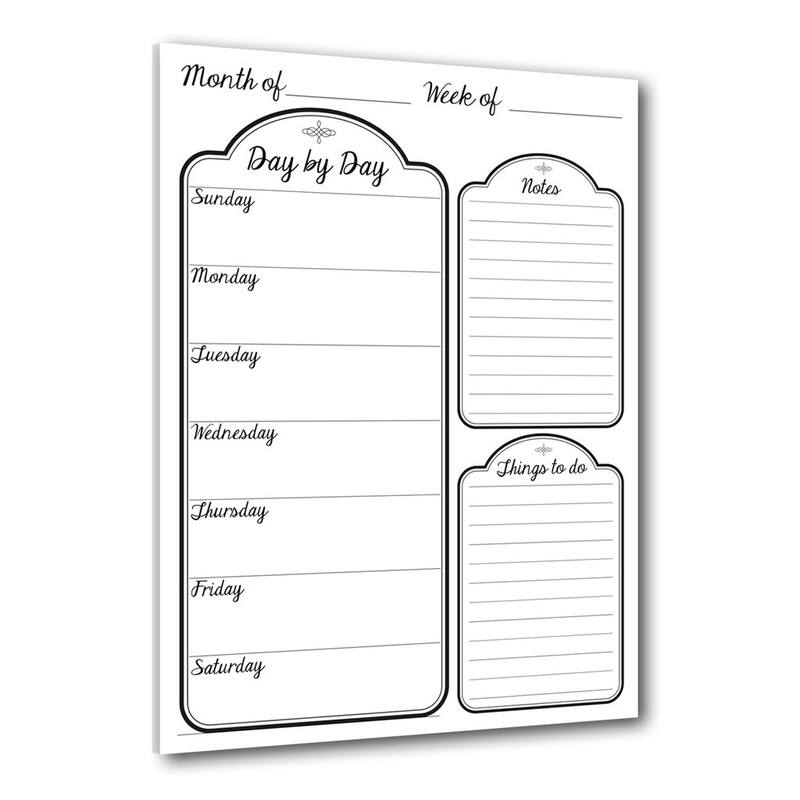 R2H Methods 'Day by Day' Dry Erase Daily Planner on ArtPlexi