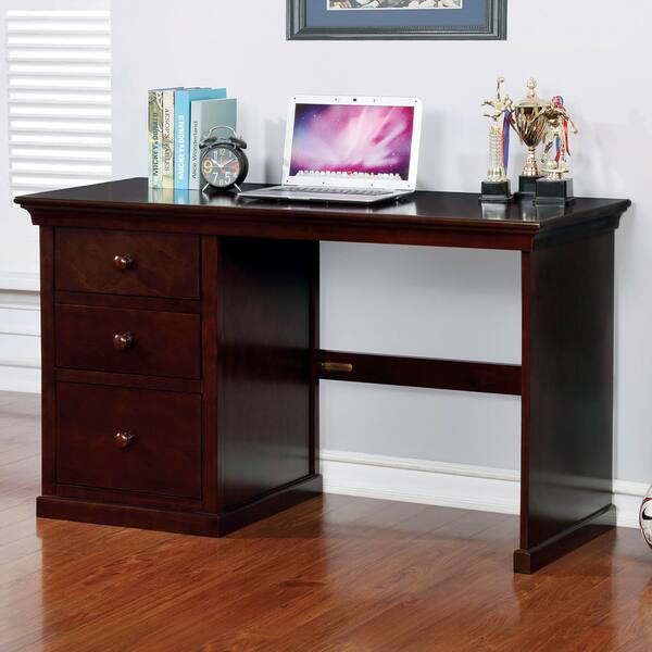 Shop Furniture Of America Quic Traditional Walnut Solid Wood 3