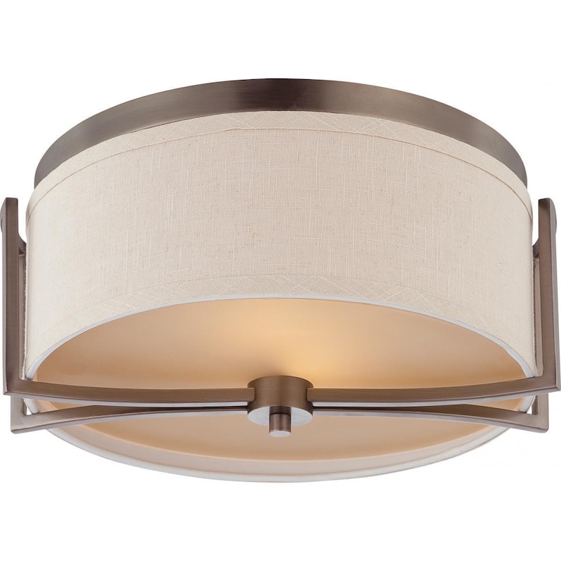 Nuvo Gemini 2 Light Flush Dome