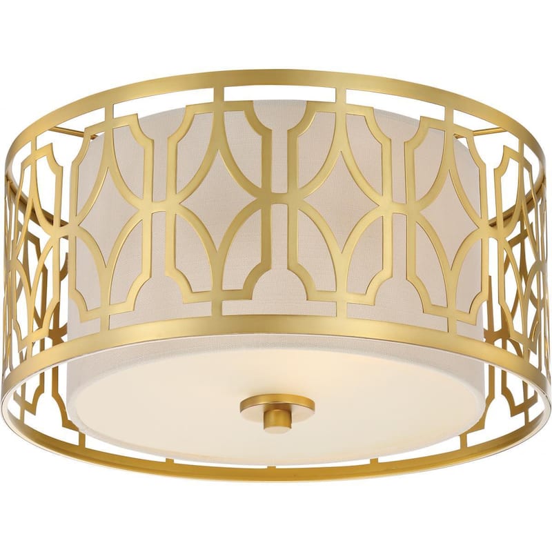 Nuvo 2 Light 15" Flush Fixture