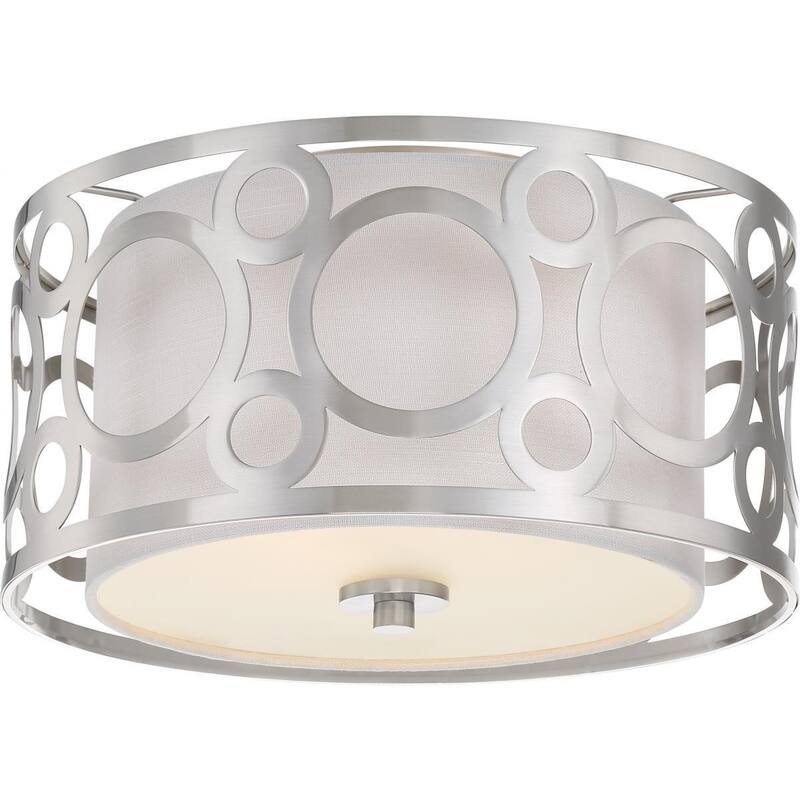 Nuvo 2 Light 15" Flush Fixture