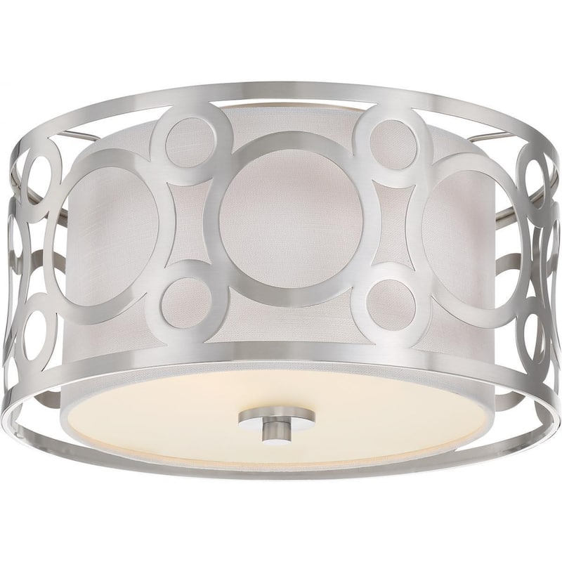 Nuvo 2 Light 15" Flush Fixture