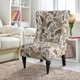 Shop Furniture of America Relana Contemporary Wingback Accent Chair ...
