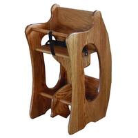 Toddler's 3-in-1 Oak Rocker, Desk, & High Chair