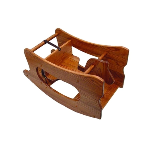 amish rocking horse high chair