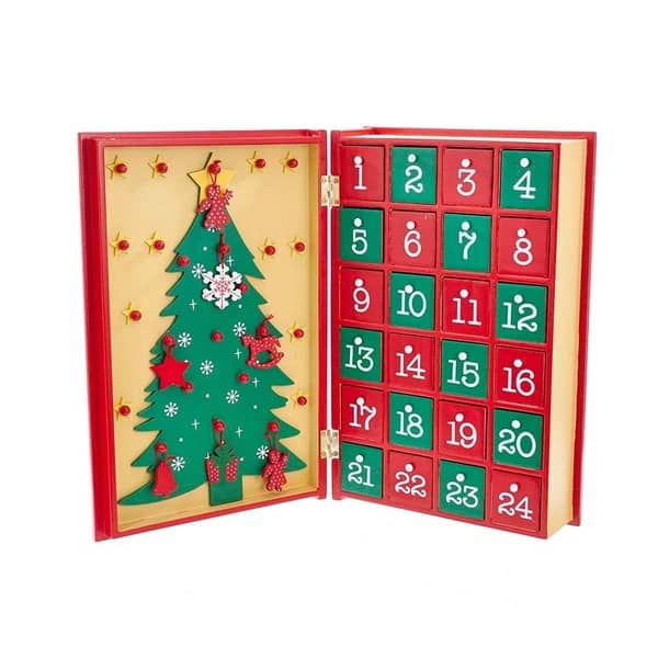 Kurt Adler Wooden Advent Calendar 