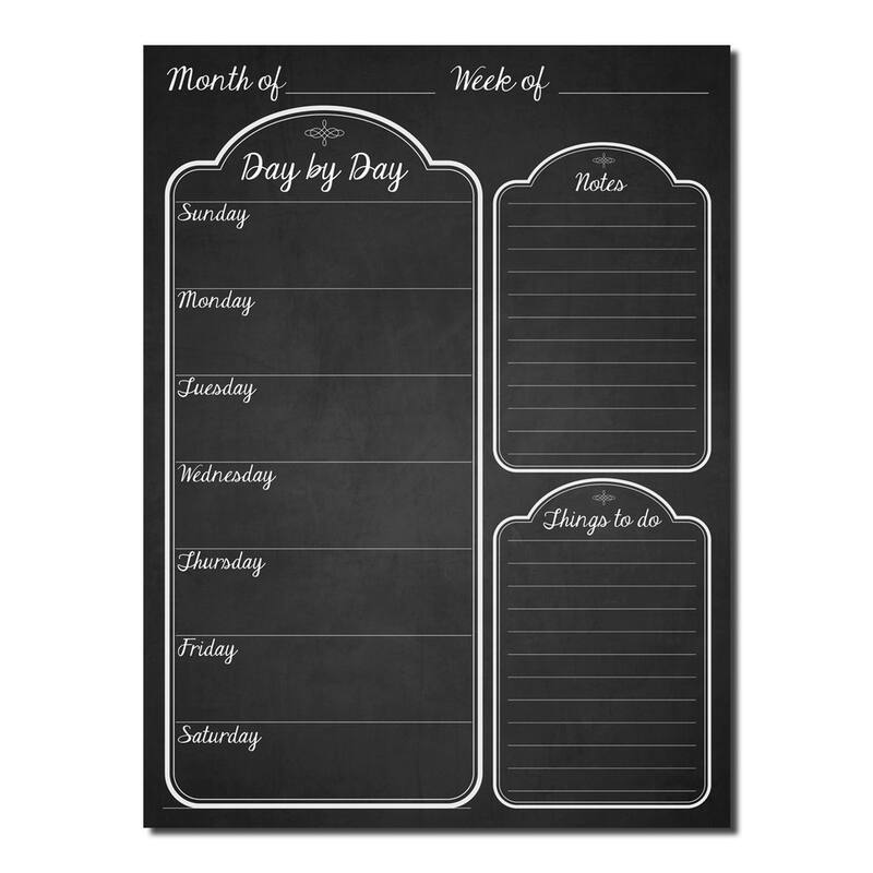 R2H Methods 'Day by Day' Dry Erase Daily Planner on ArtPlexi