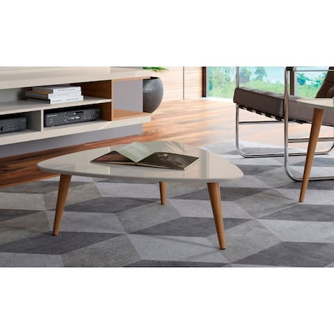 Manhattan Comfort Utopia 11.81" High Triangle Coffee Table
