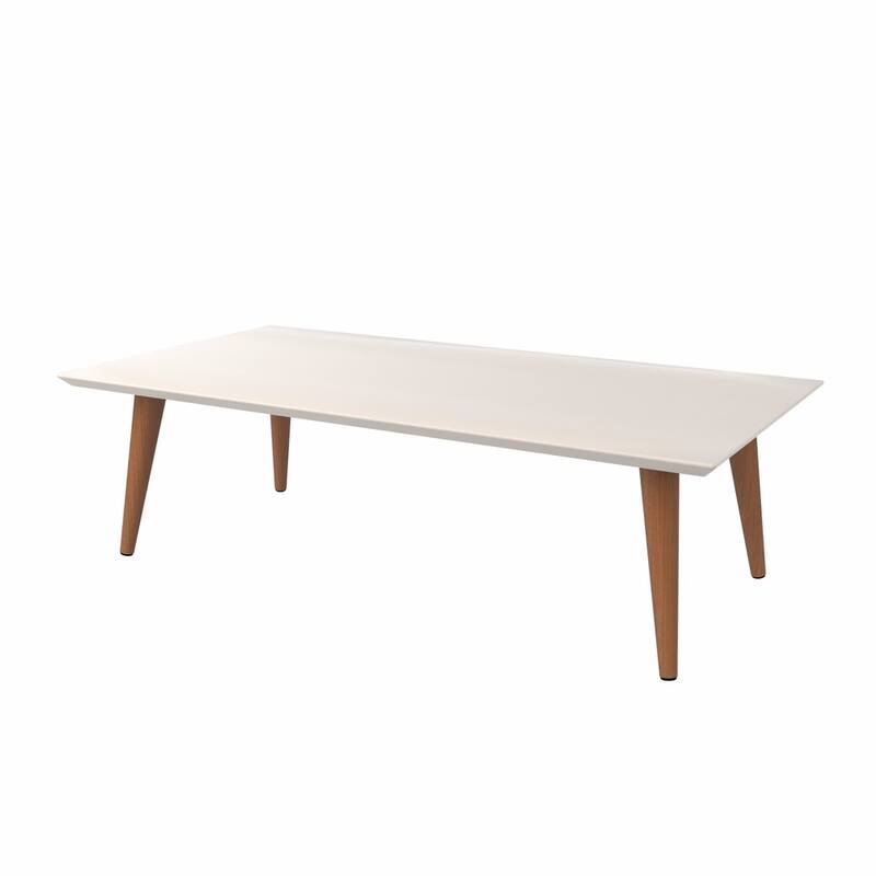 Utopia 17.52" High Rectangle Coffee Table with Splayed Legs