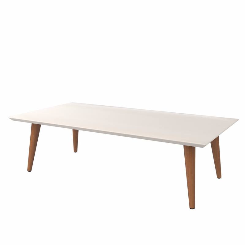 Utopia 17.52" High Rectangle Coffee Table with Splayed Legs