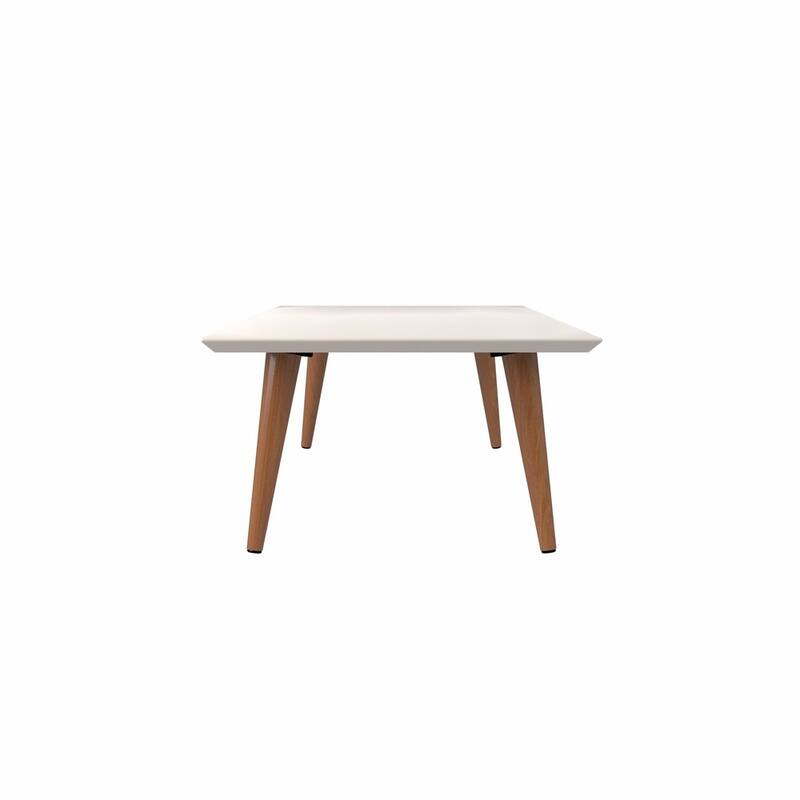 Utopia 17.52" High Rectangle Coffee Table with Splayed Legs