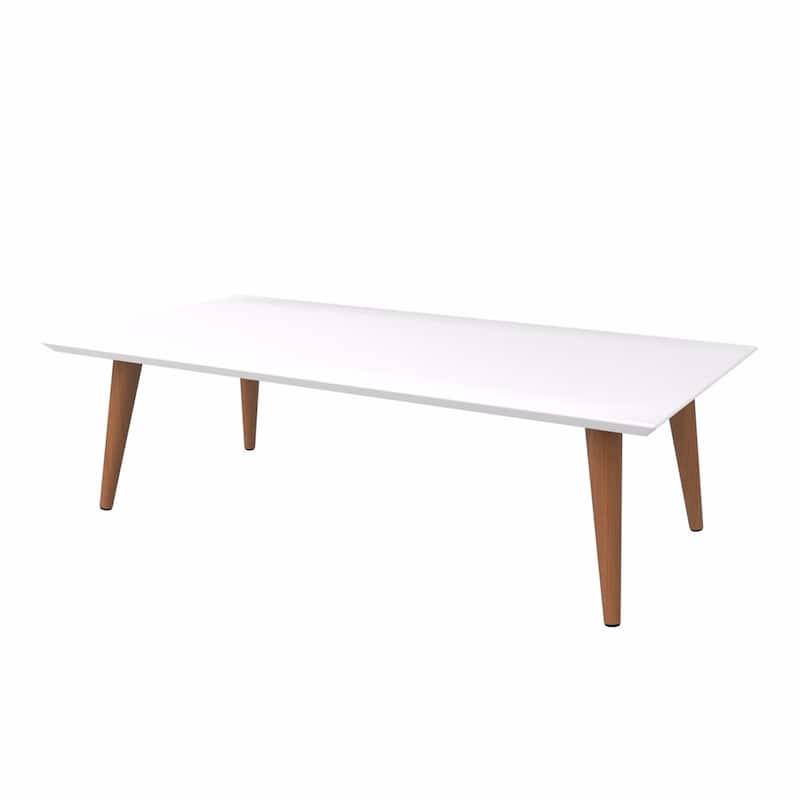 Utopia 17.52" High Rectangle Coffee Table with Splayed Legs