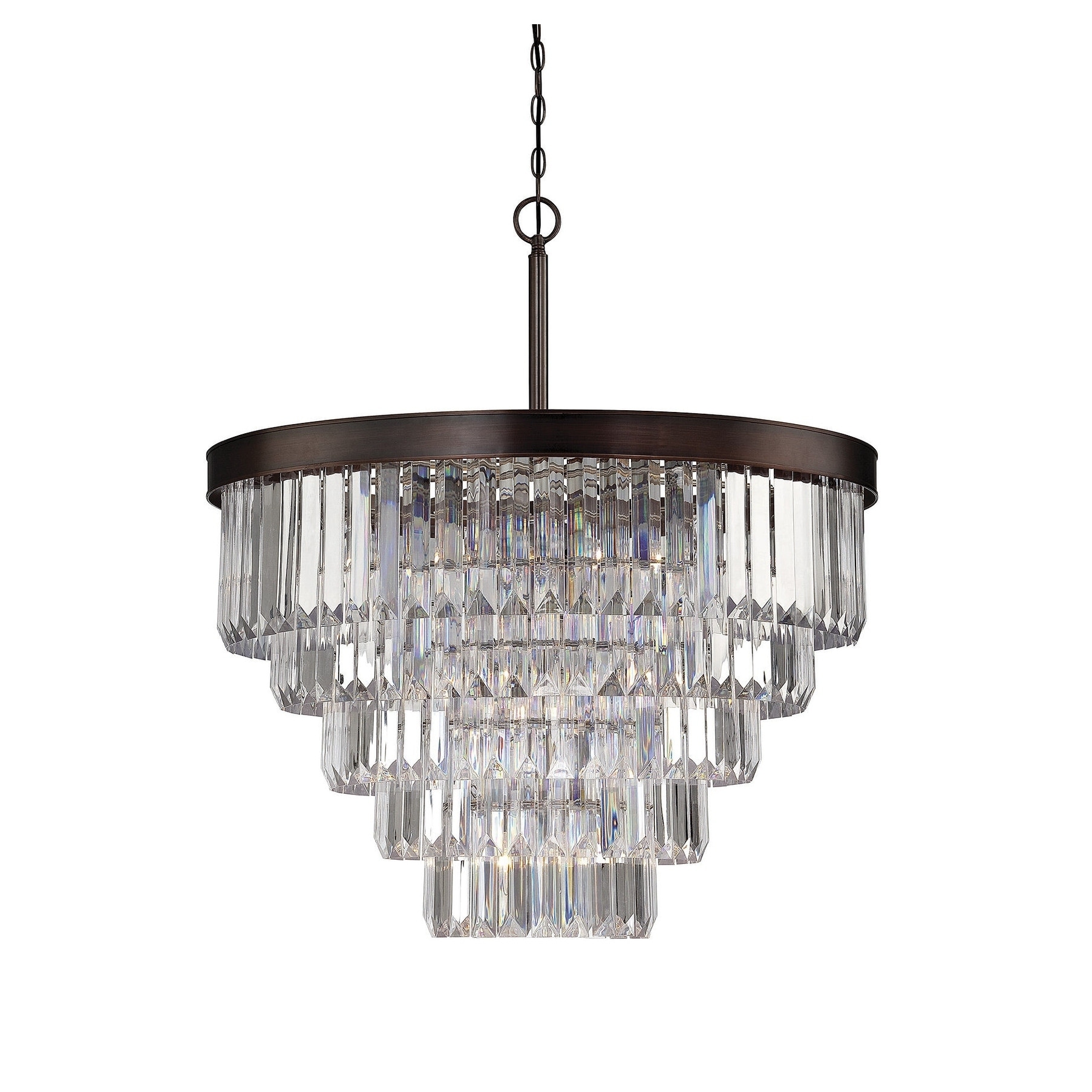 Tierney 9 Light Chandelier Burnished Bronze - Chandeliers For Bedrooms by Overstock.com
