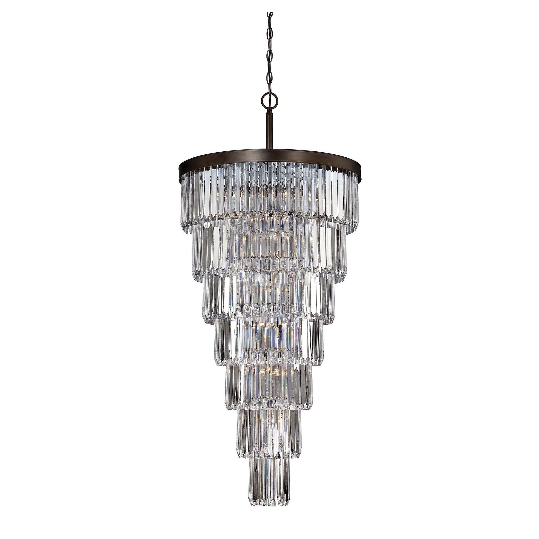 Tierney 19 Light Chandelier Burnished Bronze - Chandeliers For Bedrooms by Overstock.com