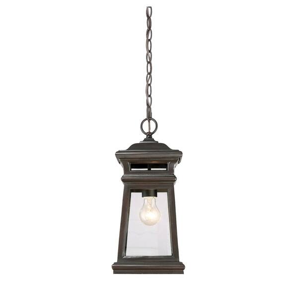 Taylor Hanging Lantern English Bronze W Gold Overstock 17440449