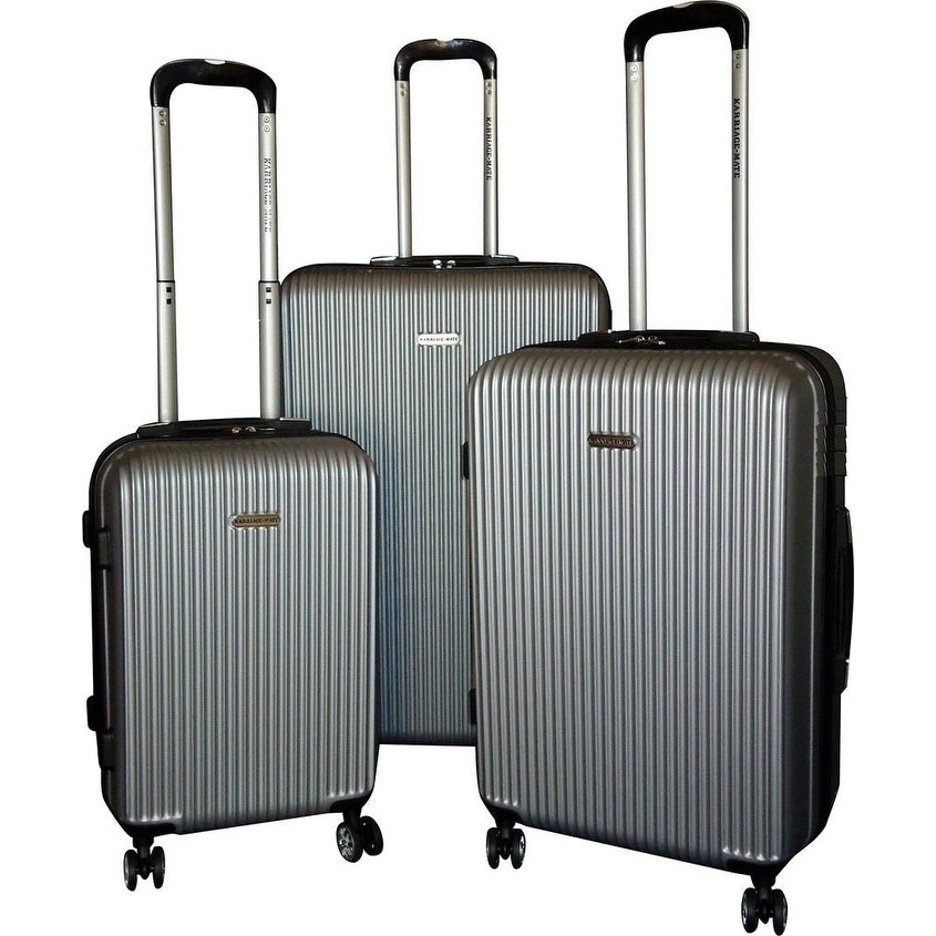 matte black luggage set