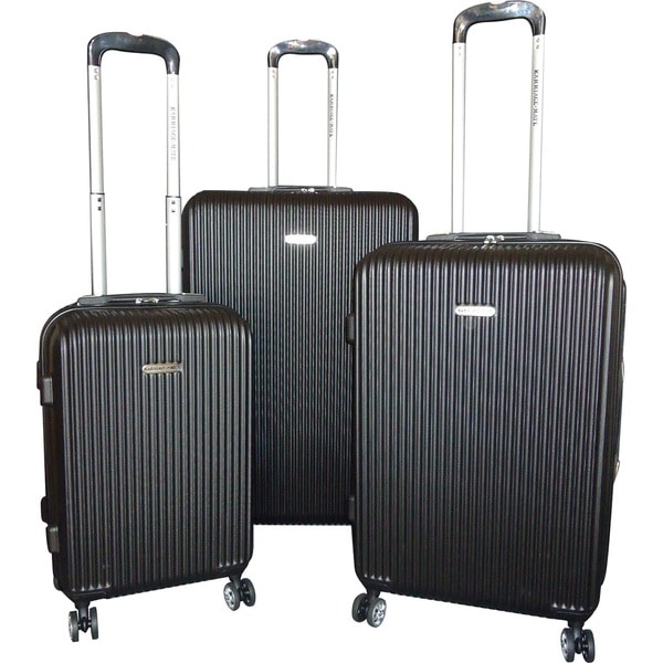 black spinner luggage