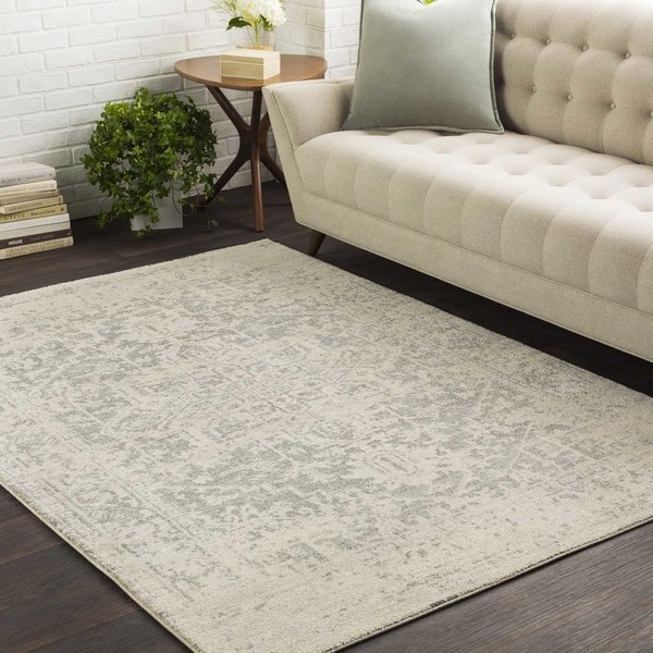 Colony House Vintage Oriental Light-Blue Runner Rug - 2'7" x 12' Runner