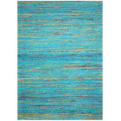 HERAT ORIENTAL Handmade Chenille Flatweave Rug - 4' x 5'6"