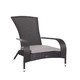 Black Coconino Wicker Chair - Thumbnail 0