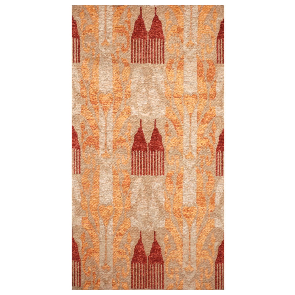 HERAT ORIENTAL Handmade Chenille Flatweave Ikat Rug - 2'8" x 4'6"
