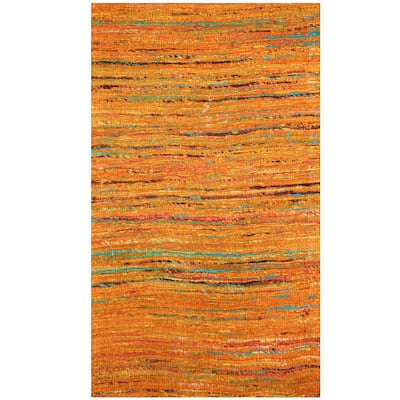 HERAT ORIENTAL Handmade Chenille Flatweave Rug - 2' x 3'8"