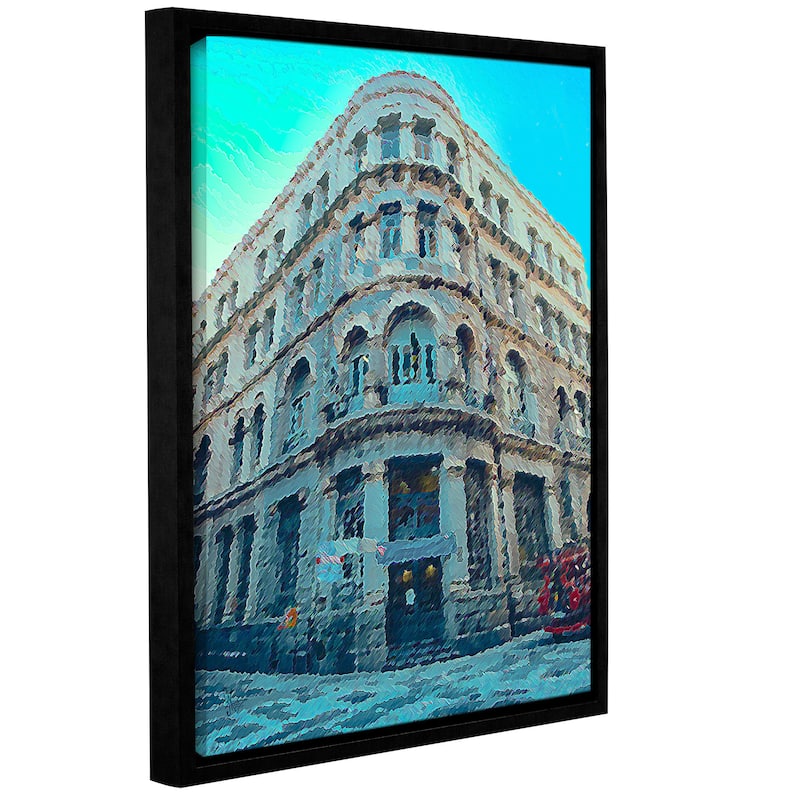 Scott Medwetz's French Cornerstone, Gallery Wrapped Floater-framed Canvas - 14x18