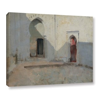 John Singer Sargent's 'courtyard Tetuan Morocco' Gallery Wrapped Canvas 