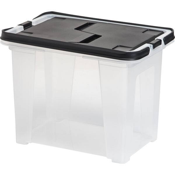 Iris Portable Letter-Size File Box