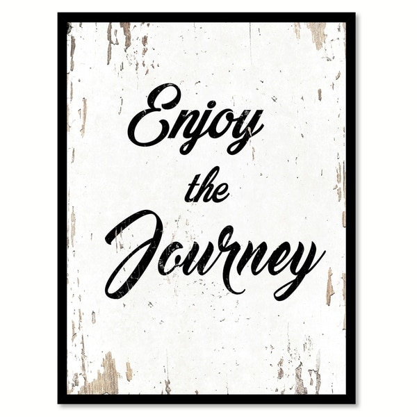 enjoy the journey picture frame