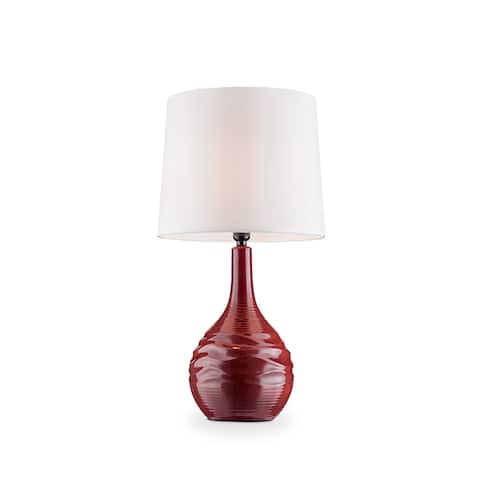 Ore International Table Lamps Find Great Lamp Shades Deals Ore International Kapila Red Ceramic Living Room Table Lamp