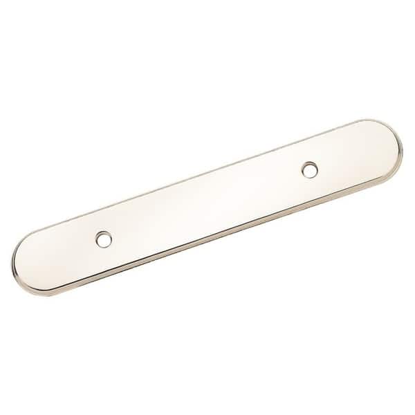 3 in. (76 mm) Center-to-Center Chrome Functional Pull Backplate 3 in. (76 mm) Center-to-Center Chrome Functional Pull Backplate