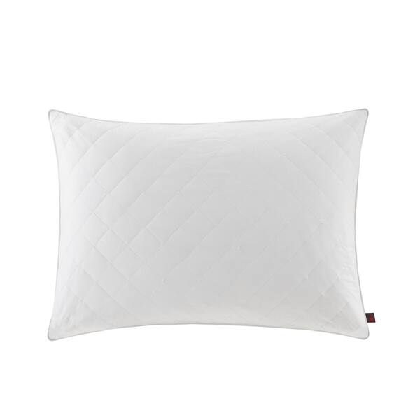 Woolrich White 300 Thread Count Cotton Sateen Diamond Quilted Feather Pillow Bed Bath & Beyond