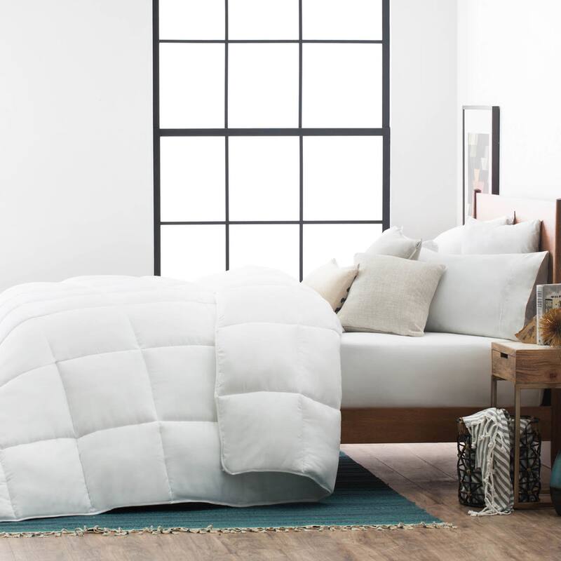 LUCID Comfort Collection Down Alternative Extra Warmth Comforter On