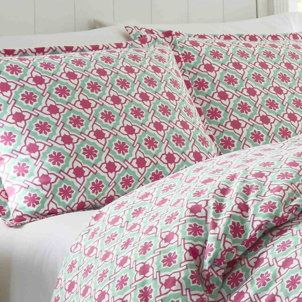 Shop Poppy Fritz Aubrey Flannel 3 Piece Comforter Set Free