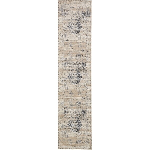 Unique Loom Hoover Chateau Runner Rug - 3' x 13' Runner