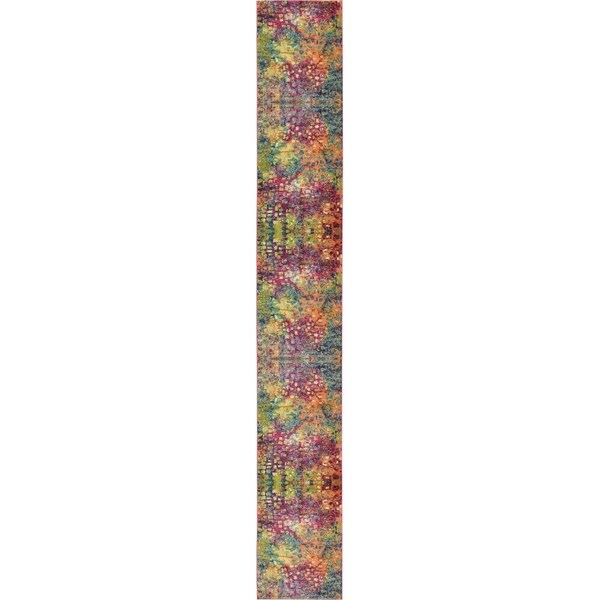 Unique Loom Ivy Barcelona Runner Rug - 2' 7 x 19' 8