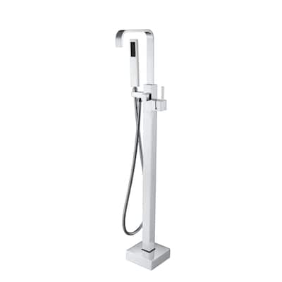 Victoria 2-Handle Clawfoot Tub Faucet with Hand Shower in Chrome
