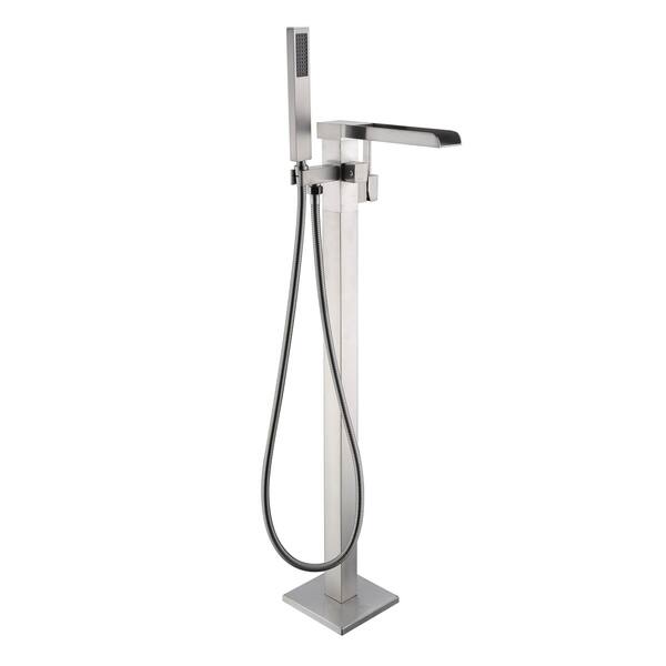 Shop Union 2 Handle Clawfoot Tub Faucet With Hand Shower In