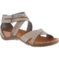 Women's Bearpaw Julianna Studded Cork Sandal Pewter Synthetic