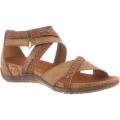 Women's Bearpaw Julianna Studded Cork Sandal Tan Synthetic