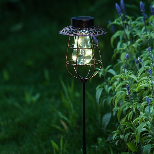 Shop Solar Light Lantern Garden Stake Free Shipping On Orders Over