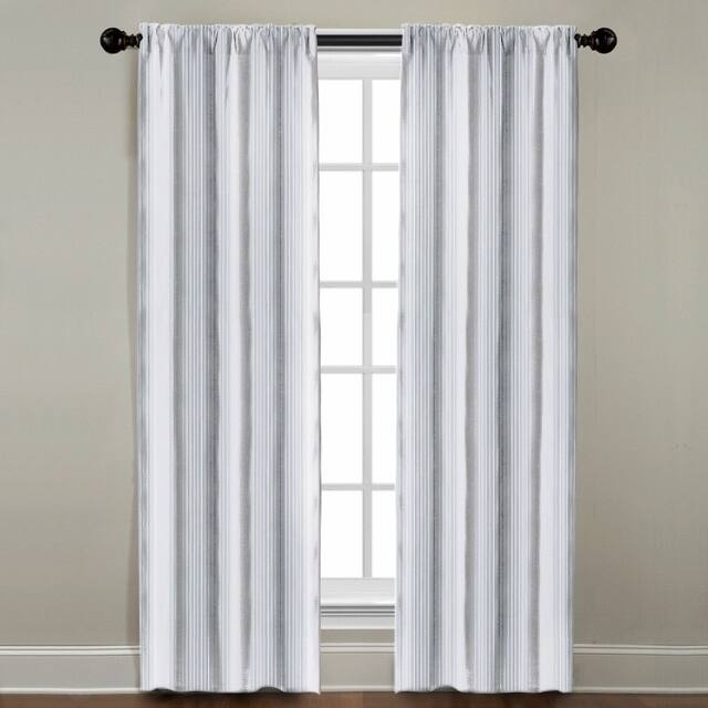 Thin Striped Window Panel